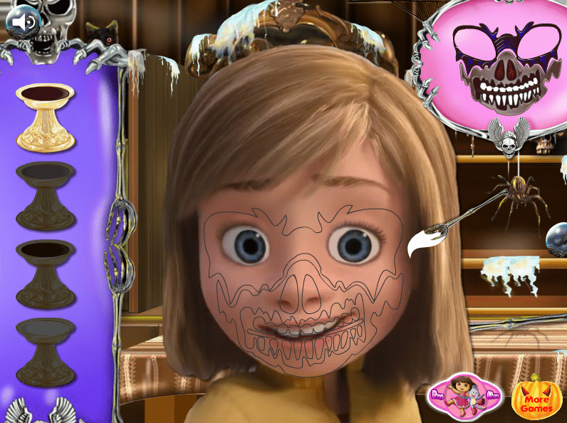 Riley Halloween Face Art screenshot