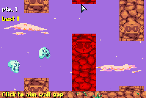 Cryo-skulls of flappy temple screenshot