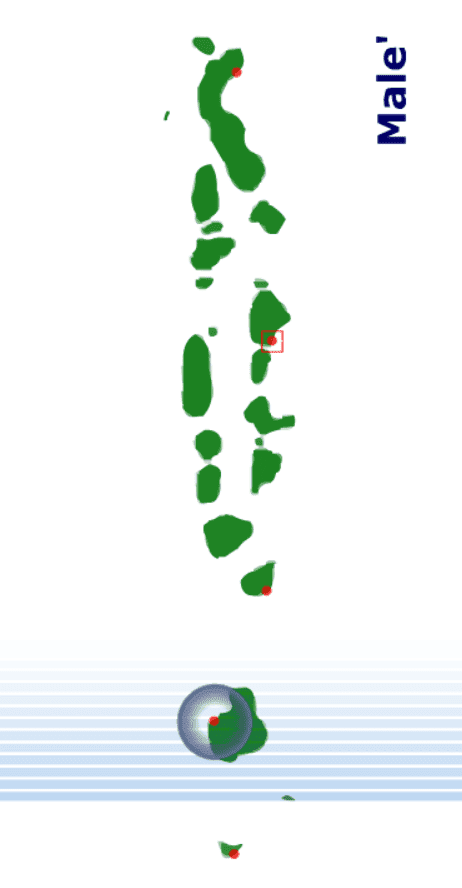 Maldives Map - Flash View screenshot