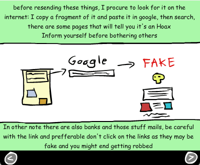 Today in WTF: Chain mails, hoax, and spammers screenshot