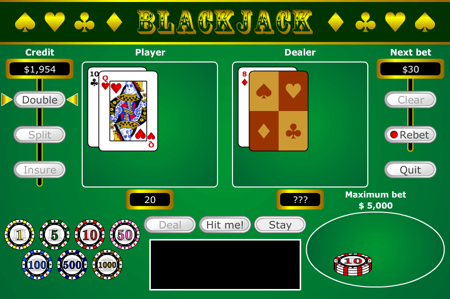 Blackjack screenshot