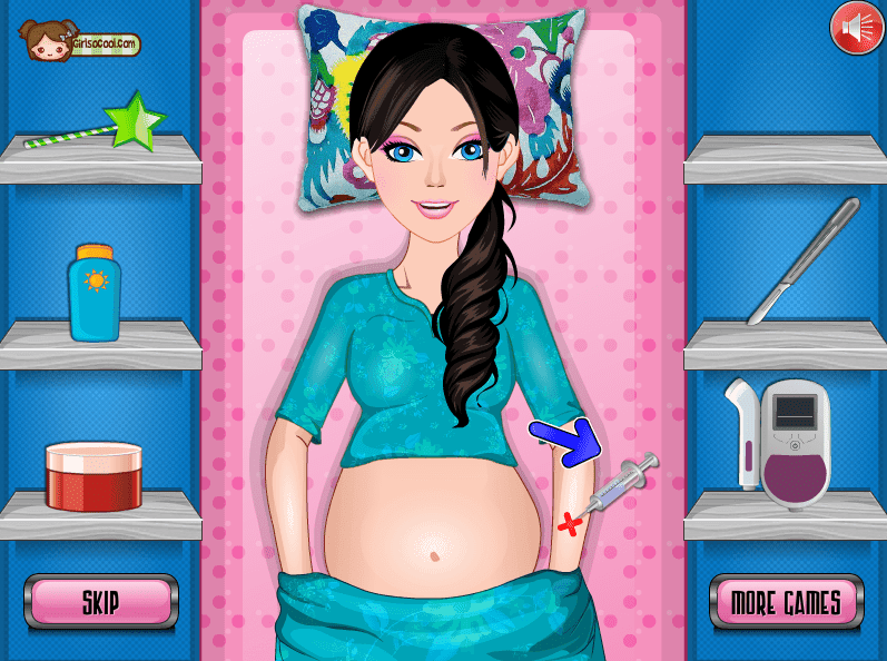 Cute Girl Giving Birth screenshot