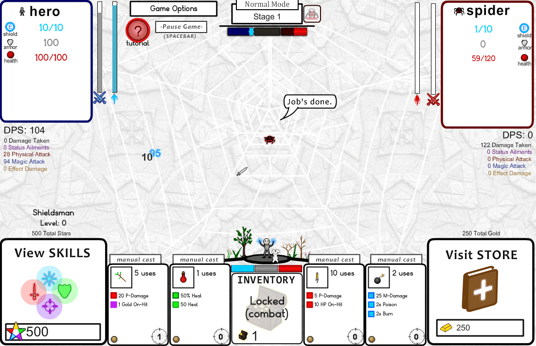 Undefeated Spider screenshot