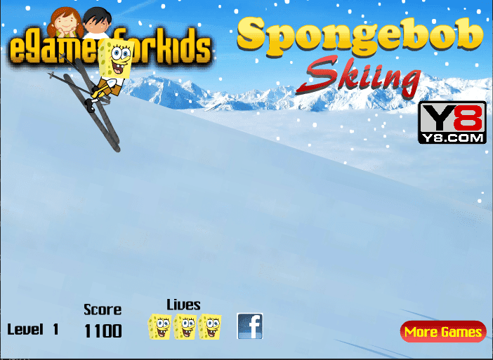 Spongebob Skiing screenshot