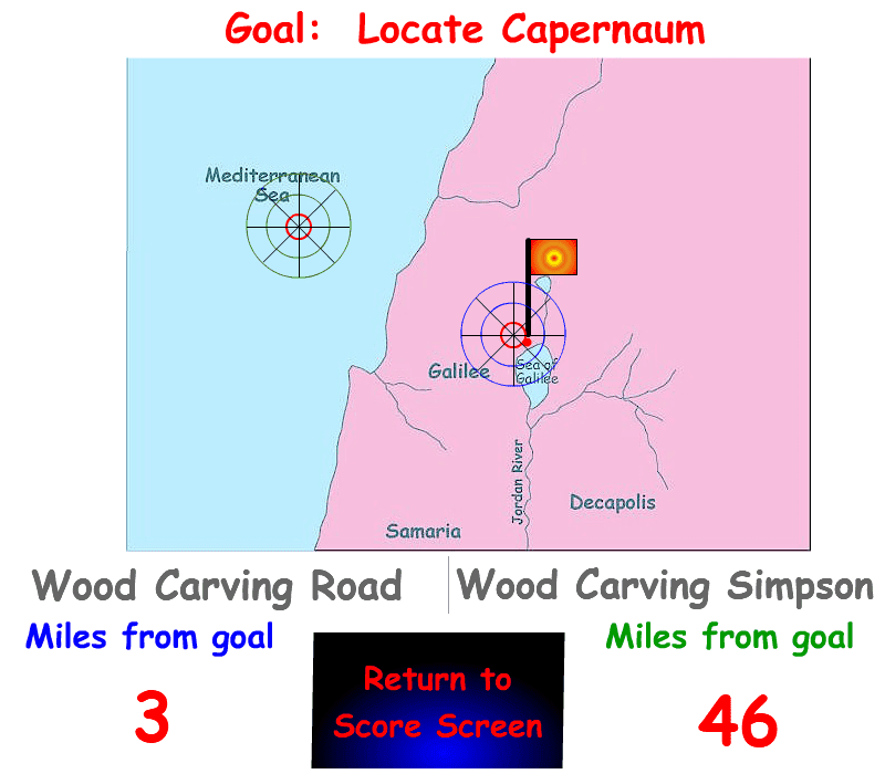 Bible MapQuest Game: New Testament Locations screenshot
