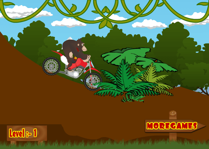 Donkey Kong Bike Race screenshot
