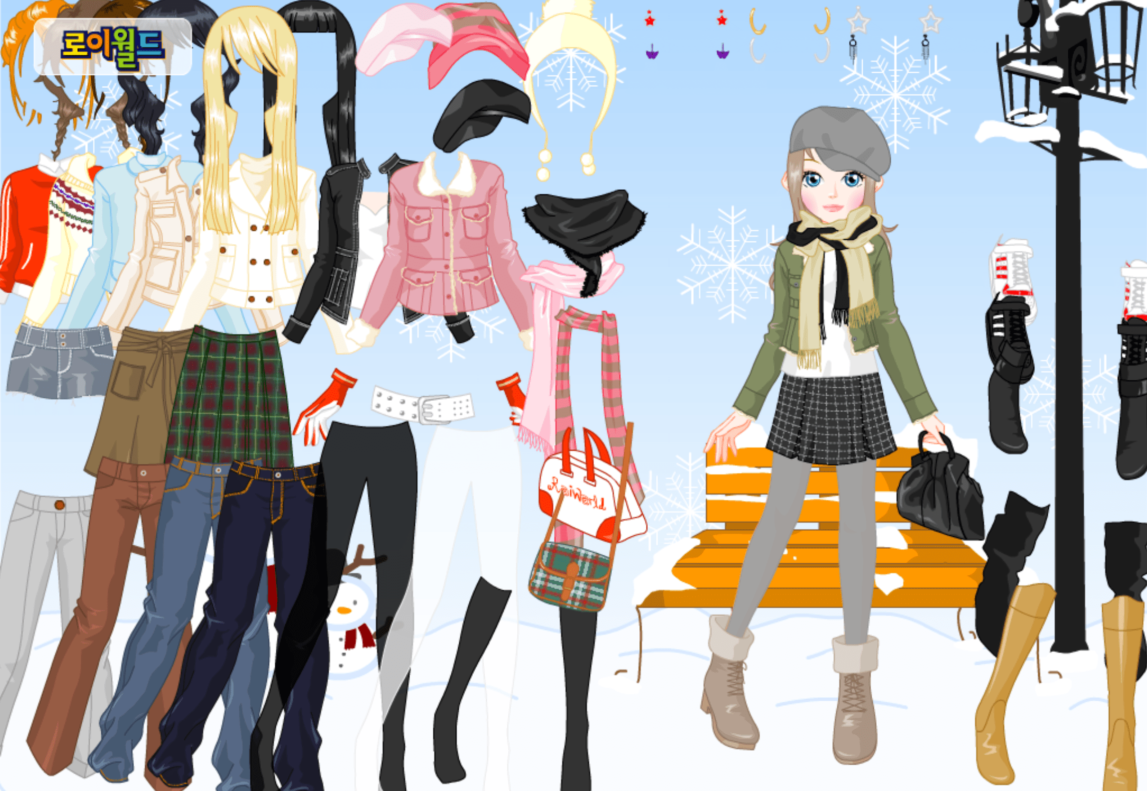 Roiworld Winter Girl Dressup screenshot