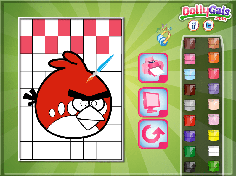 The Angry Birds Movie: Online Coloring screenshot