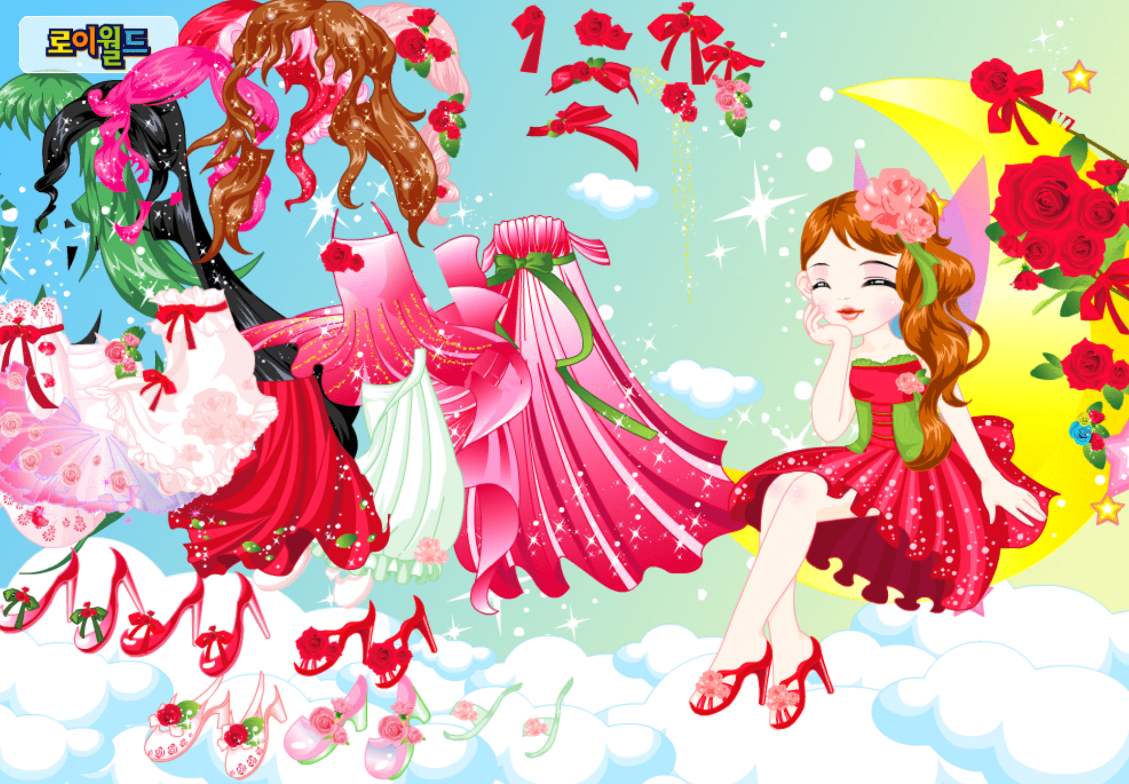 Roiworld Rose Fairy Dressup screenshot