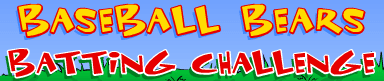 Baseball Bears Batting Challenge