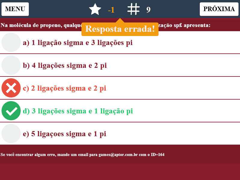 Simulado Bioquímica screenshot