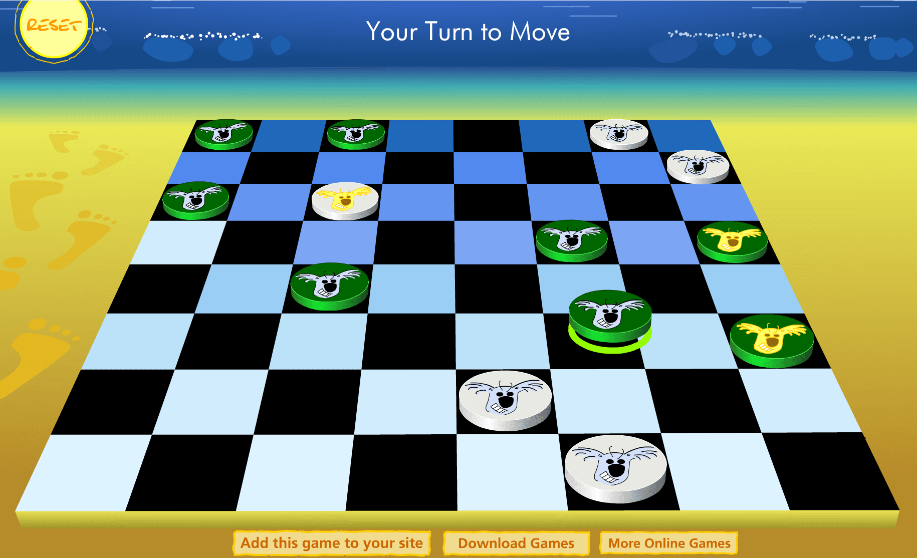 Koala Checkers screenshot