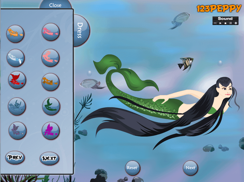 Mermaid Fairy Dress Up Game screenshot