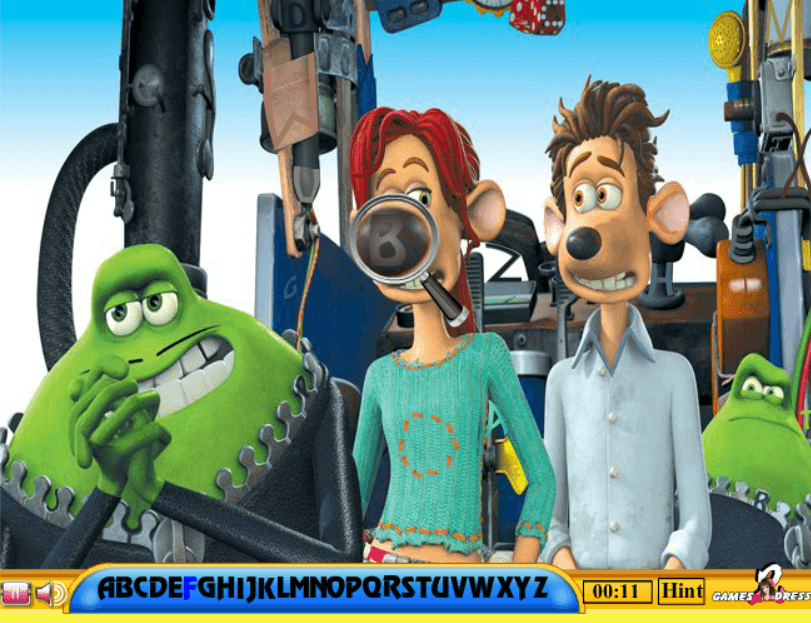 Hidden Alphabets-Flushed Away screenshot