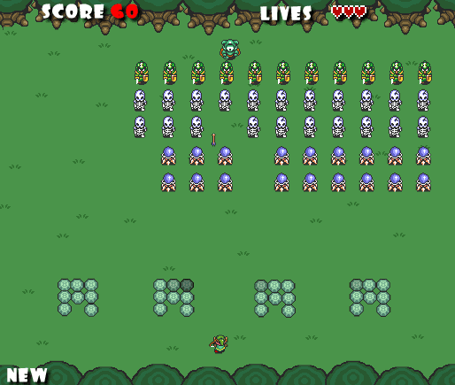 The Legend of Zelda Invaders screenshot