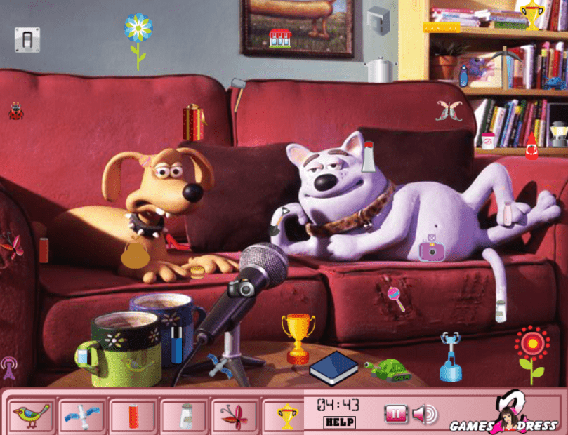 Hidden Objects-Wallace & Gromit screenshot