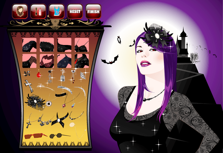 Vampire Make Up Game screenshot