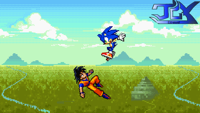 Goku vs. Sonic screenshot