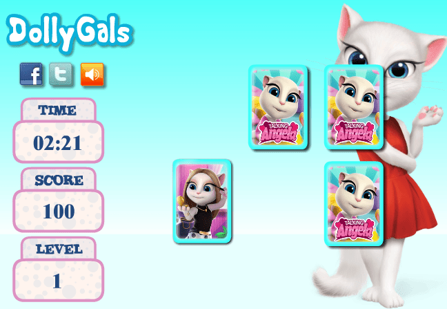 Talking Angela Memory Cards screenshot