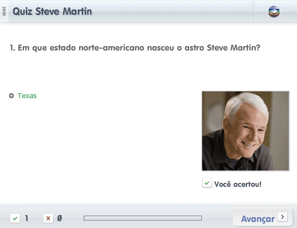 Quiz Steve Martin screenshot
