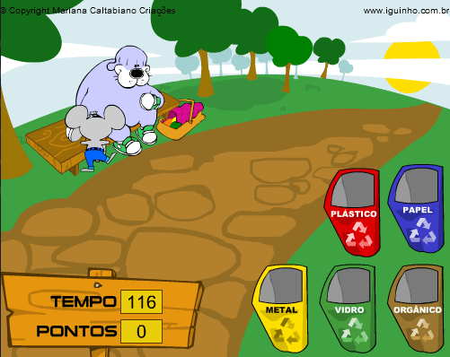 Iguinho:Jogo da Reciclagem screenshot