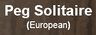European Peg Solitaire