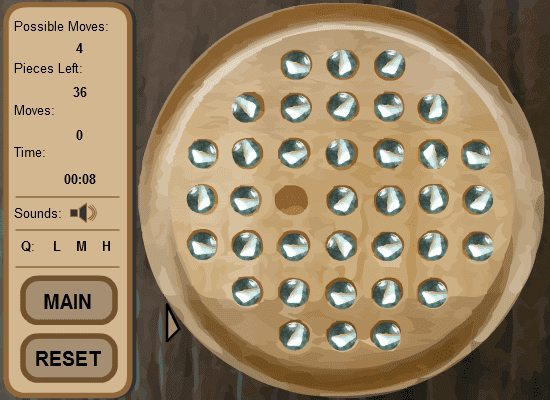 European Peg Solitaire screenshot