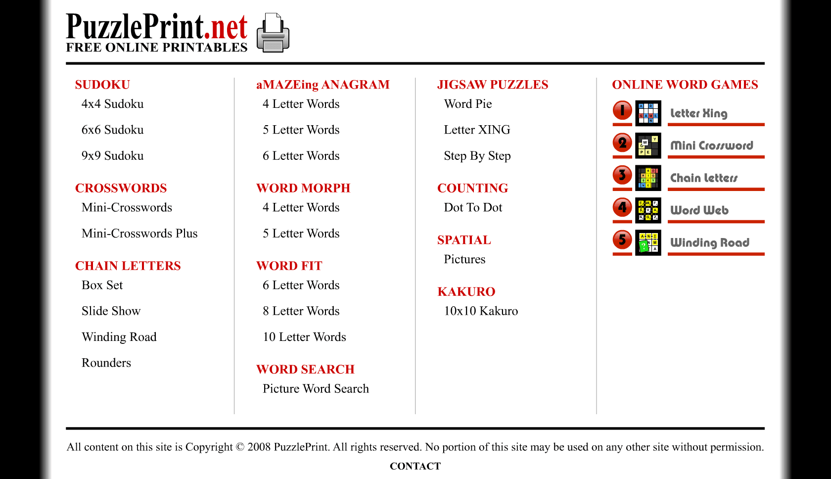 PuzzlePrint.net Website screenshot