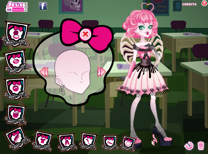 Monster High Series: C.A. Cupid Dress Up screenshot