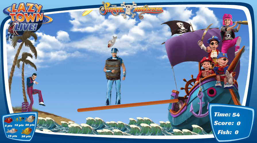 LazyTown Live! The Pirate Adventure screenshot