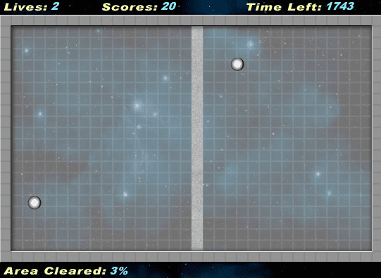 Jezzball screenshot