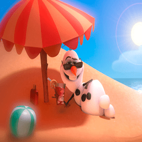 Puzzle: Olaf toma el sol