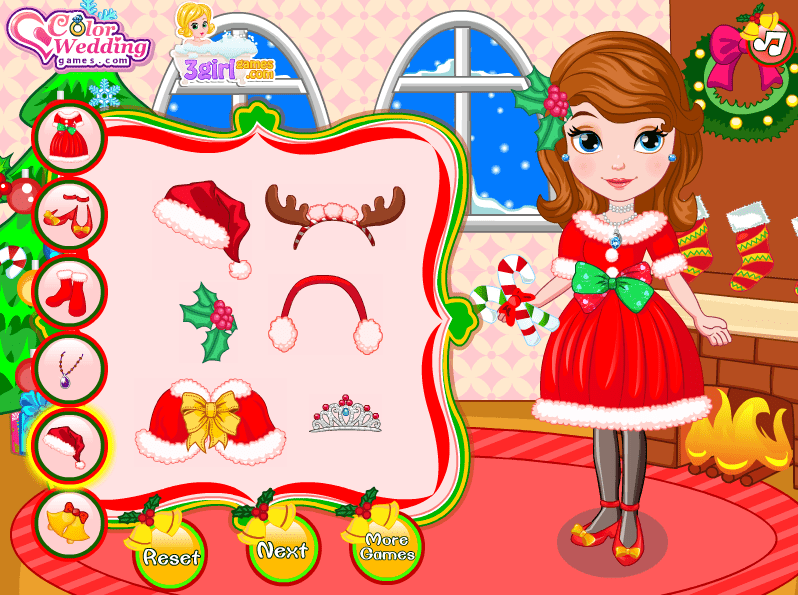 Princess Sofia Christmas Dressup screenshot