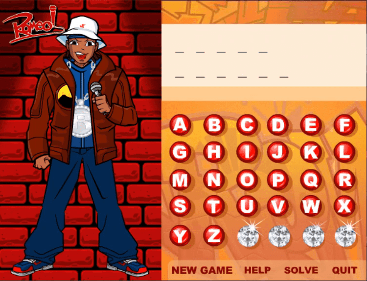 Romeo! Hangman screenshot