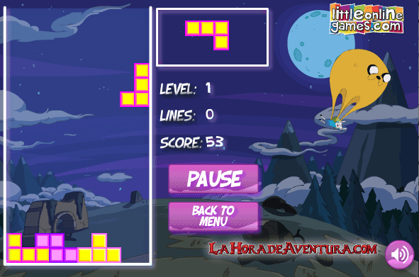 Adventure Time Tetris screenshot
