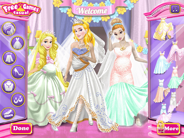 Disney Princess Pregnant Brides screenshot