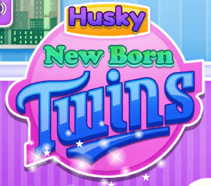 Husky New Born Twins