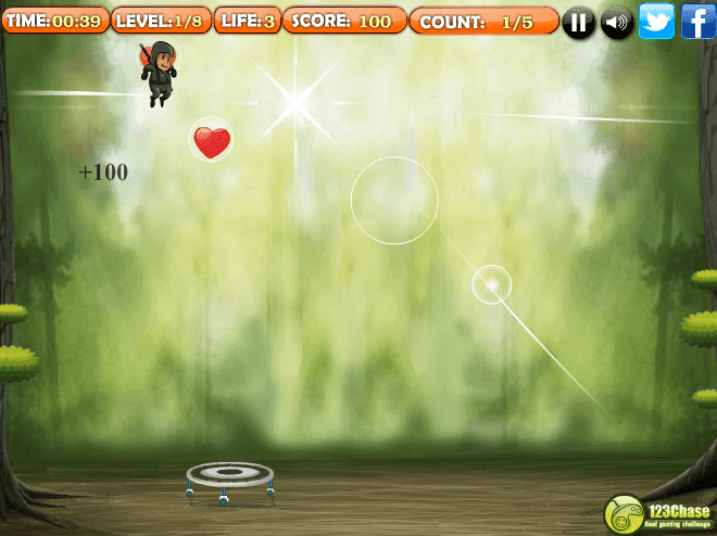 Bouncing Ninja screenshot