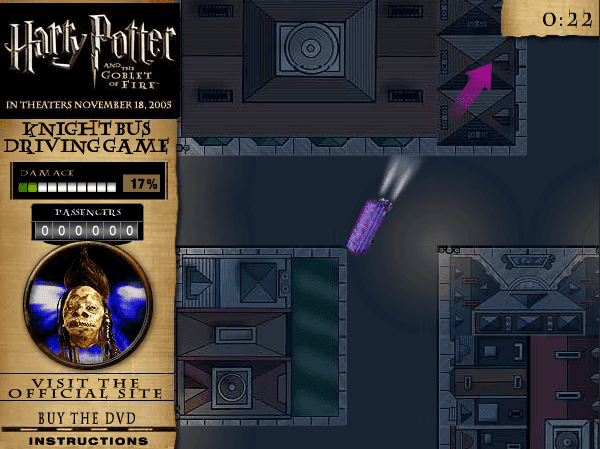 Harry Potter Knight Bus Driving Game screenshot