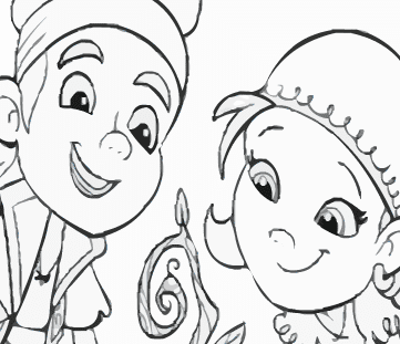 Jake and the Neverland Pirates Coloring