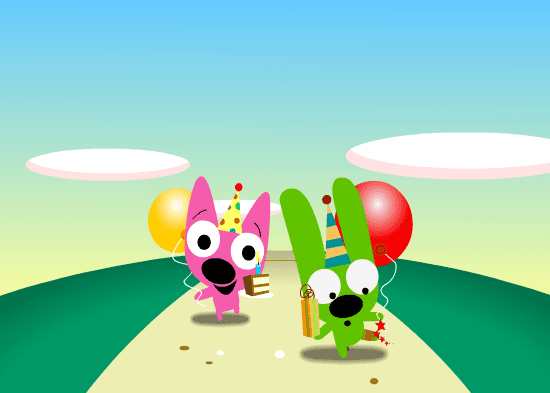 Hoops & Yoyo: Birthday Race screenshot