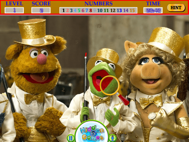Hidden Numbers - Muppets Most Wanted screenshot