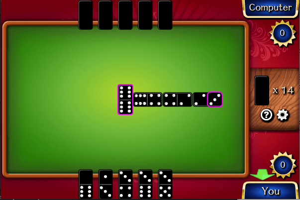 Dominoes Single Player screenshot