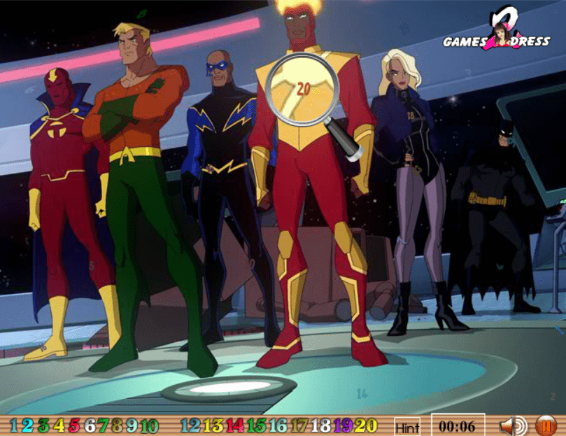 Hidden Numbers-Justice League Crisis On Two Earths screenshot