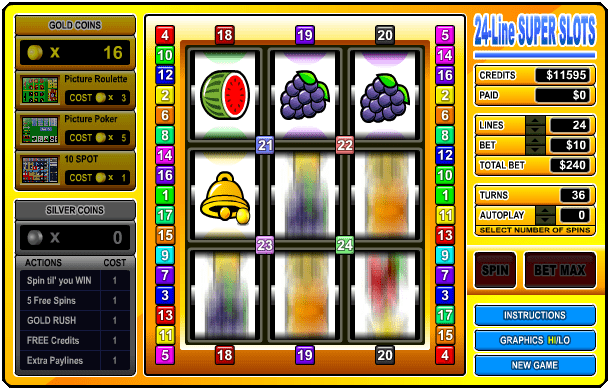 24-Line Super Slots screenshot