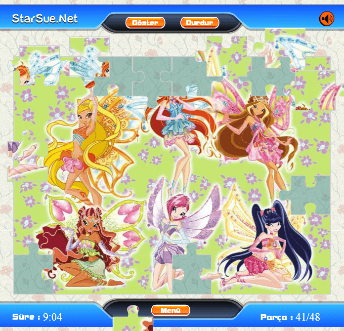Winx Club Puzzle screenshot
