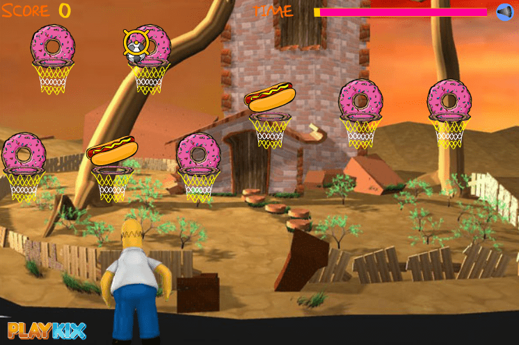Simpson Hoops screenshot