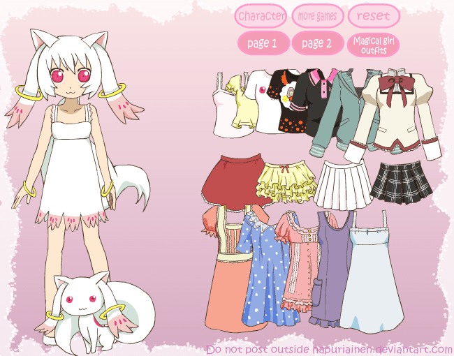 Madoka Magica Dress Up screenshot