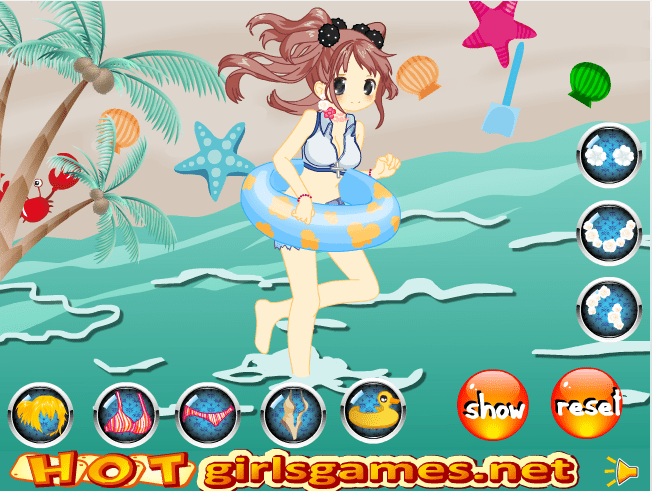 Adorable Swimming Girl screenshot