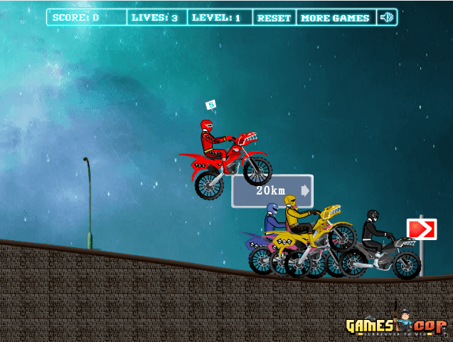 Power Rangers Race screenshot